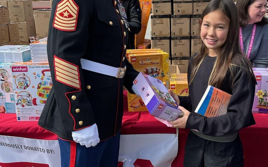 Kindness Knows No Season at Toys for Tots 